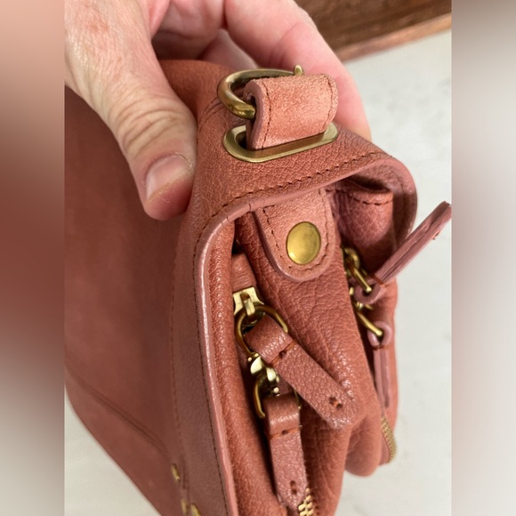 Jerome Dreyfuss Rose Leather Crossbody Bag - Picture 8 of 15